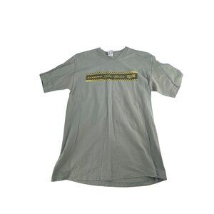 Hanes T Shirt M Kaanapali Style Adventure Beefy Gray Cotton Graphic Tee Casual